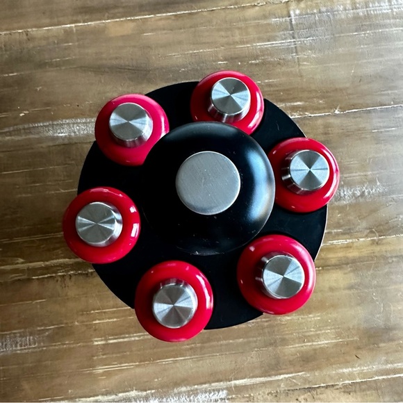 Vintage Sur La Table 11 Piece Spice Rack Container Round 360 Degree - Picture 7 of 9